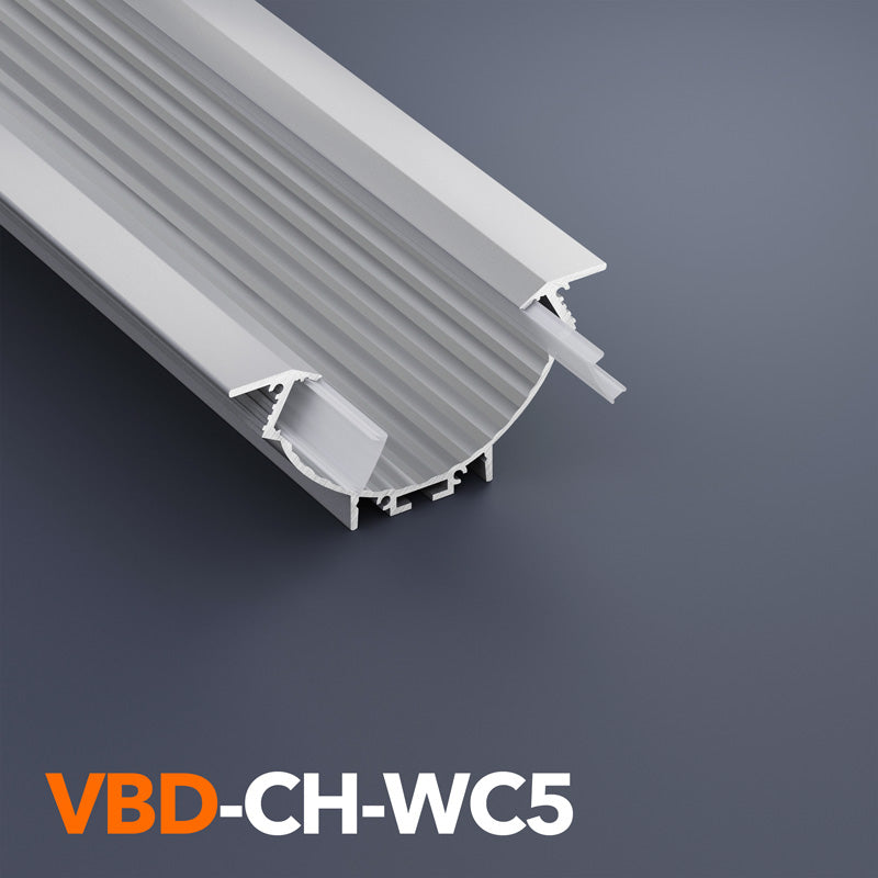 VBD-CH-WC5 Linear Aluminum Channel 2Meters(78.7in), Veroboard