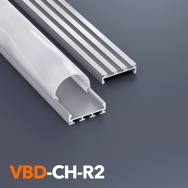 VBD-CH-R2 Linear Aluminum Channel 2.4Meters(94.4in) and 3Meters(118in), Veroboard