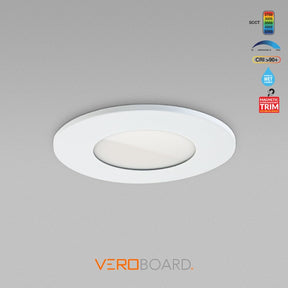 4 inch Multiple Application Recessed Downlight LED Panel LED-S8W-5CCTWH-MT, Veroboard