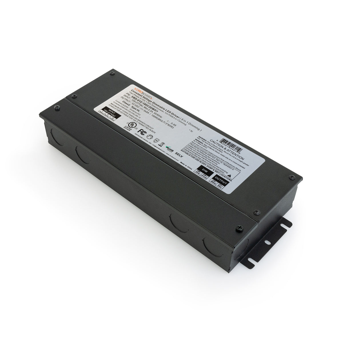 VBD-012-180C2DM5i1 Constant Voltage Dimmable Driver (5 in 1), Veroboard