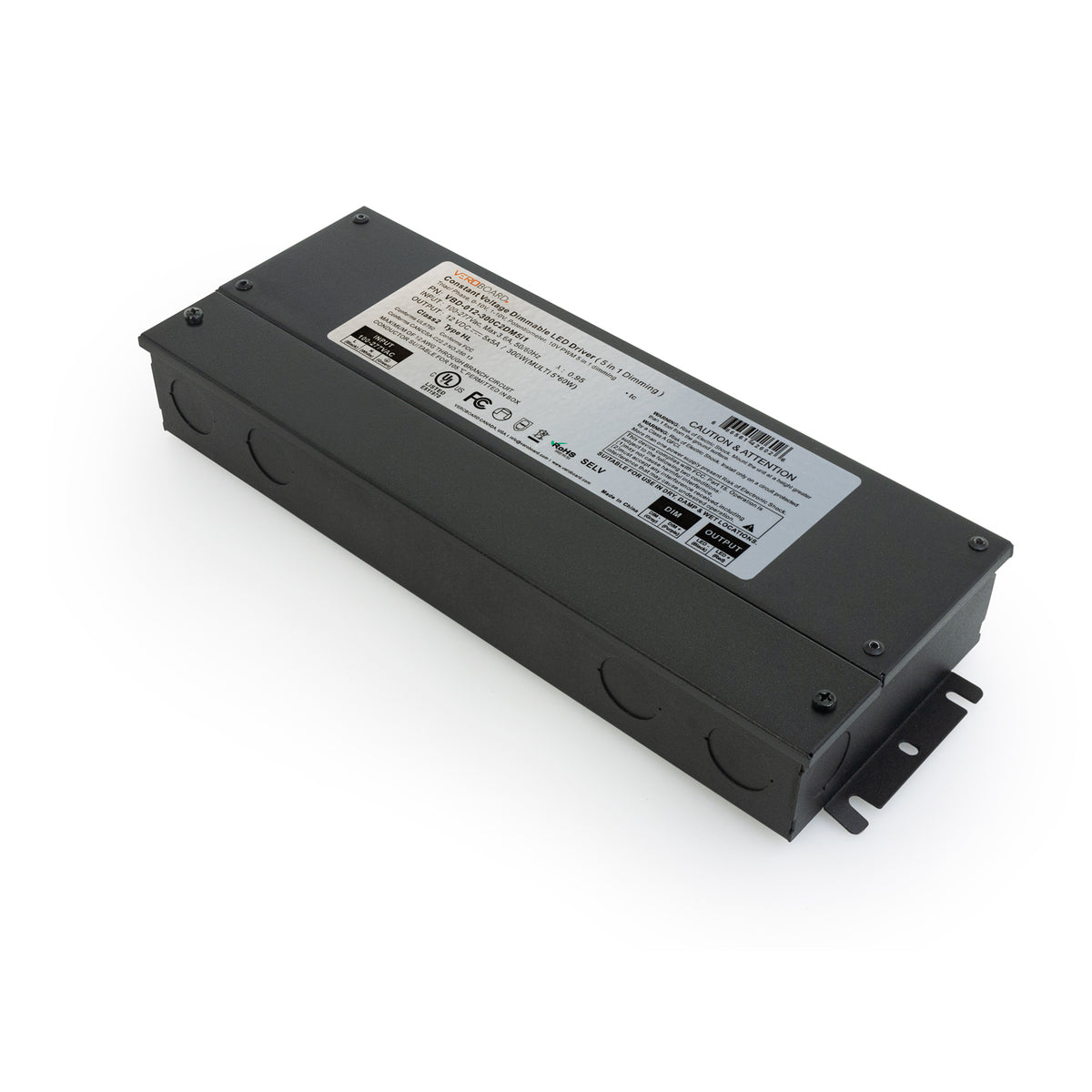 VBD-012-300C2DM5i1 Constant Voltage Dimmable Driver (5 in 1), Veroboard