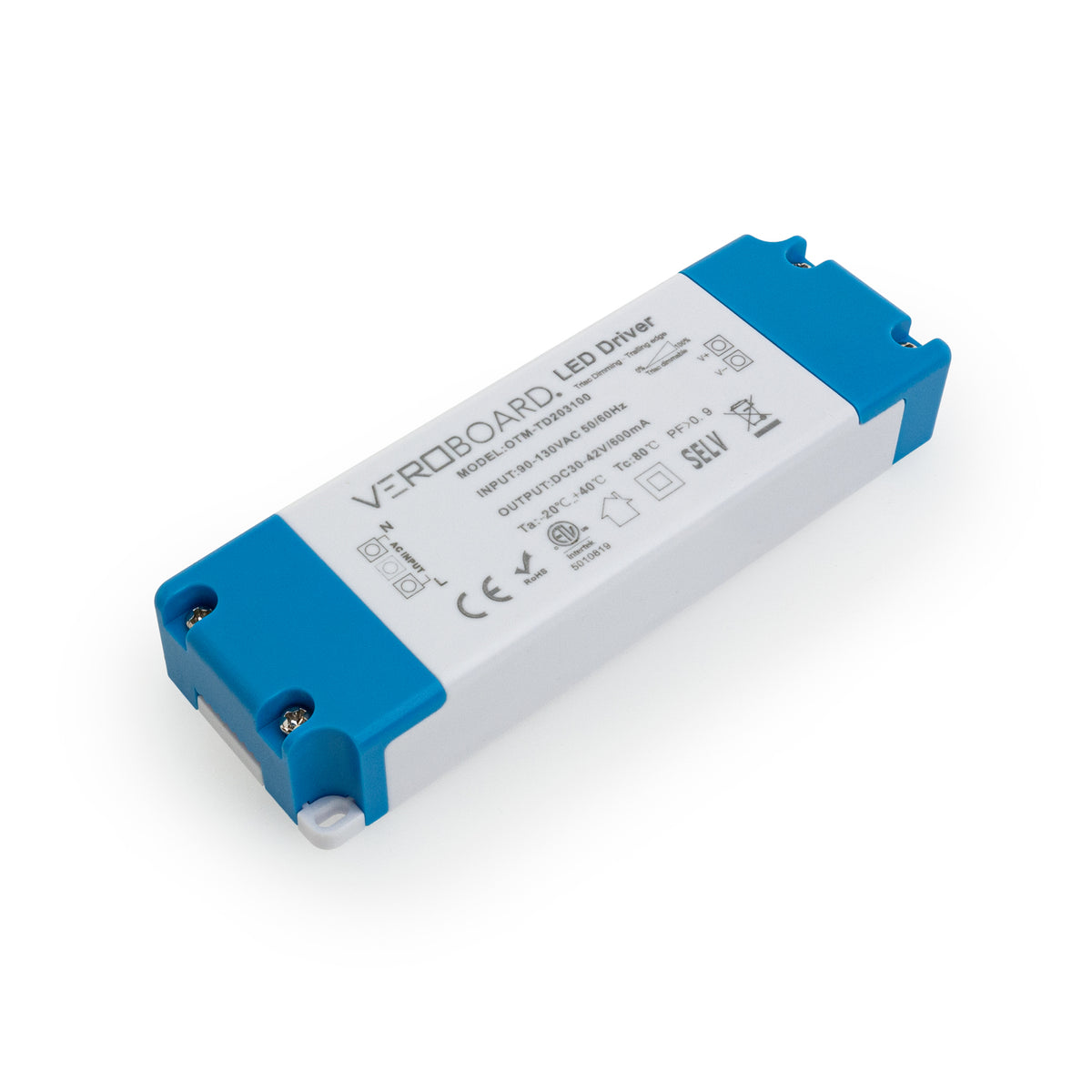 CCPSD series Constant Current LED Driver - DiodeDrive - TRIAC Dimmable -  25W - 700mA - 25-35 VDC