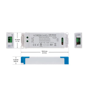 Constant Current 600ma 30-42V 25W Dimmable OTM-TD203100-600-25, Veroboard