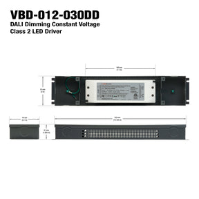 VBD-012-030DD Dali Dimmable Constant Voltage LED Driver, Veroboard
