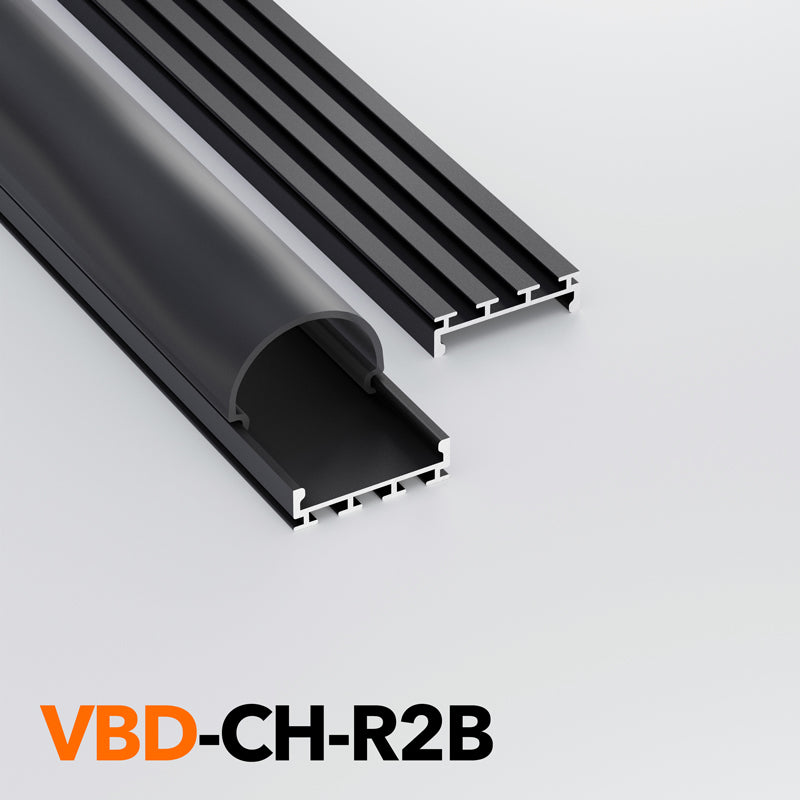 VBD-CH-R2B Linear Aluminum Channel 2.4Meters(94.4in) and 3Meters(118in), Veroboard