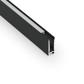 VBD-CH-H1 Narrow Black hanging Aluminum Channel 2.4Meters(94.4in) and 3Meters(118in), Veroboard
