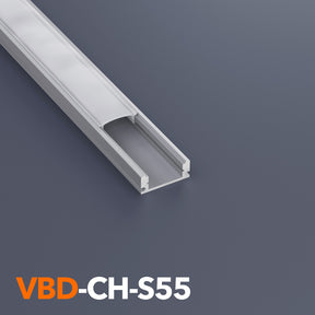 VBD-CH-S55 Linear Aluminum Channel 2.4Meters(94.4in) and 3Meters(118in), Veroboard