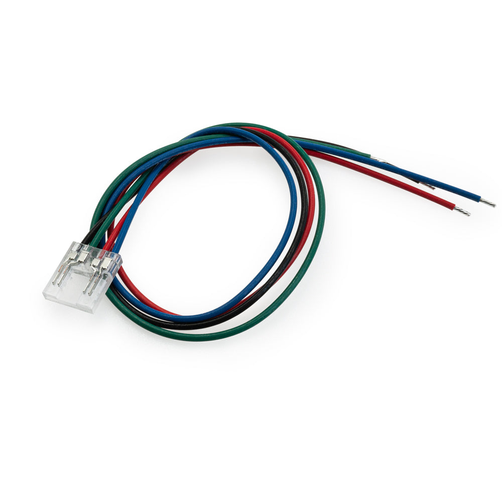 VBD-RGBBC-12MM-1S1W LED Strip to Wire Connector, Veroboard