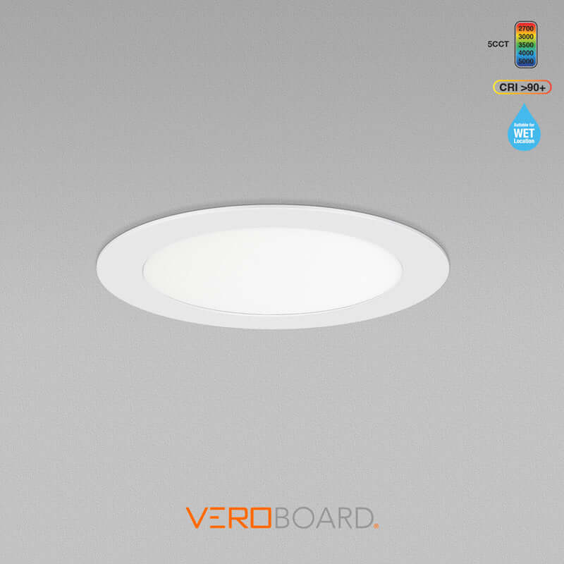 6 Panel Led 6 Inch Round Led Ceiling Lights | Shelly Lighting