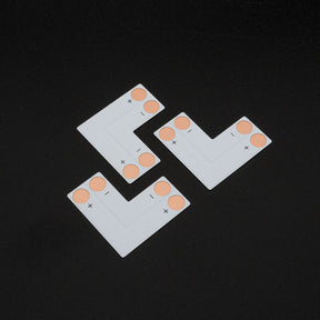 VBD-FPC10-L2A PCB Type Single Color L Shape Connector(10mm) (Pack of 3), Veroboard 
