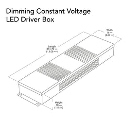VBD-012-048DM Triac Dimmable Constant Voltage LED Driver 12V 48W