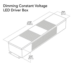 VBD-012-096DM Triac Dimmable Constant Voltage LED Driver 12V 96W