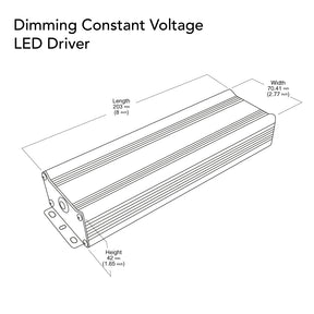 12V 96W Triac Dimmable LED Driver VBD-012-096DM, Veroboard
