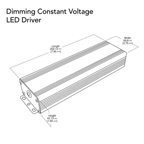 12V 80W Triac & 0-10V Dimmable LED Driver VBD-012-080VTD2JV2, Veroboard